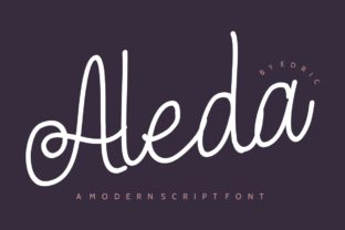 Aleda: A Handwritten Font with a Modern Edge