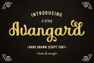 Avangard: Where Vintage Typography Meets Modern Design Sensibility
