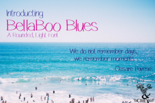 BellaBoo Blues: A Light, Rounded Font with Quiet Charm