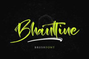 Bhauttine: Bold Brush Font, Clear Creative Impact