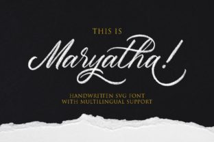 Exploring Maryatha: A Font with Distinctive Charm and Practical Value