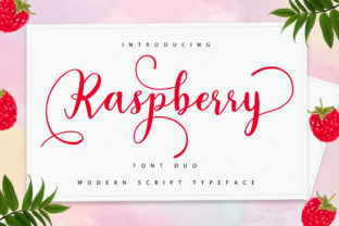 Raspberry Duo: A Sweet, Handwritten Font Duo That Adds Charm to Any Design