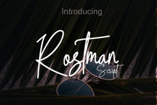 Rostman: A Handwritten Font with Real Personality