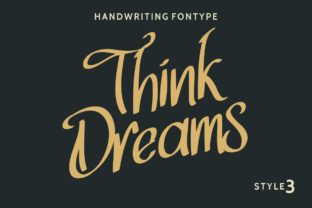 Think Dreams: A Handwritten Font with Authentic Warmth